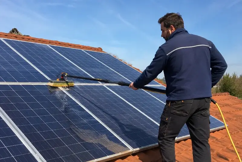 Nettoyage et entretien de panneaux solaires à Saint-Domineuc